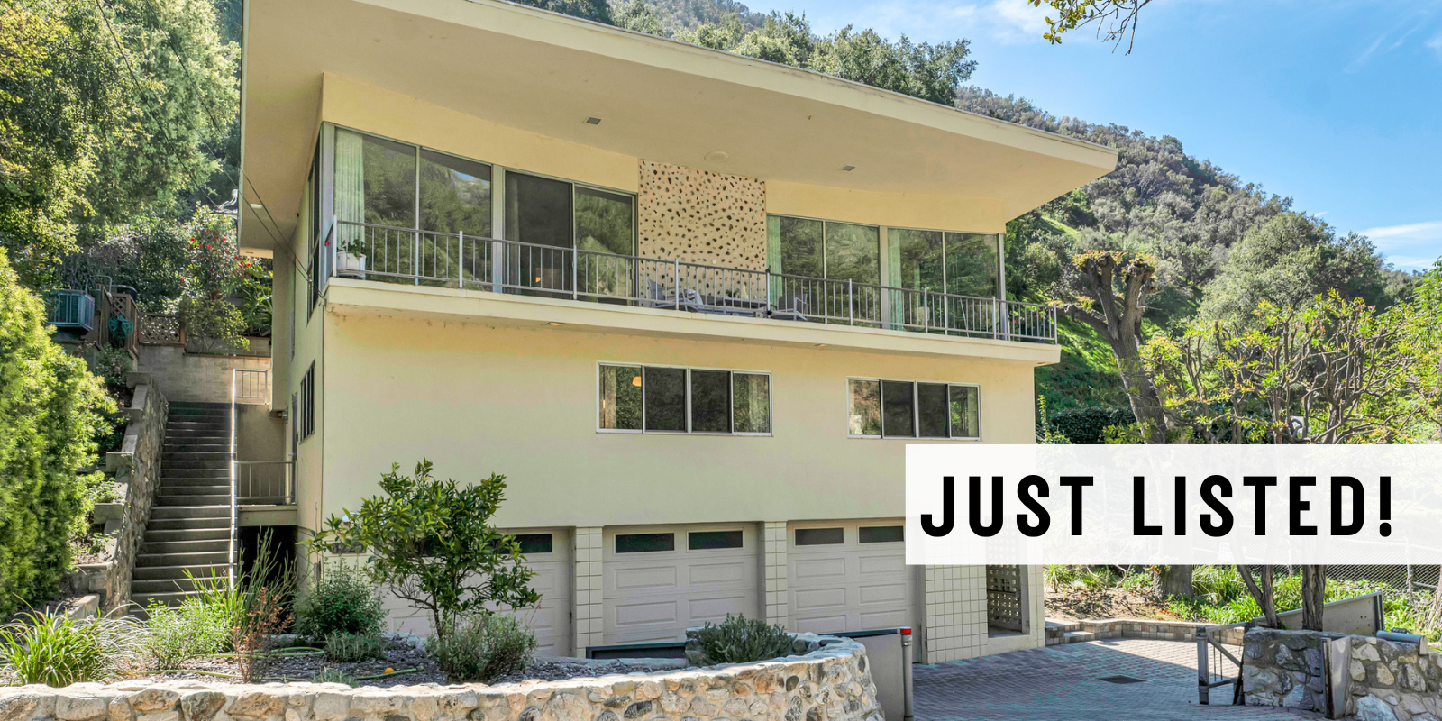 JUST LISTED in Burbank header image.