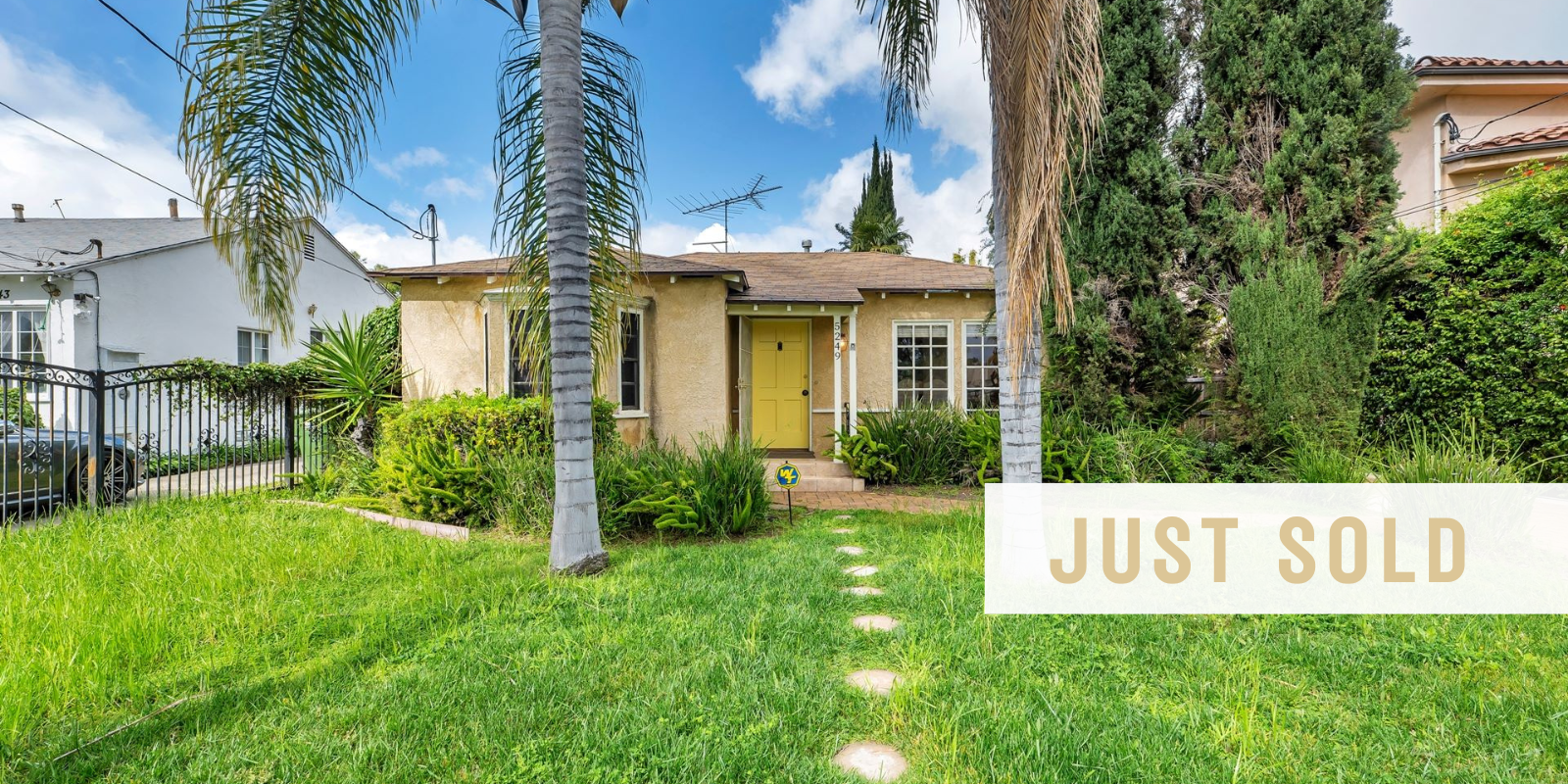 JUST SOLD in Tarzana header image.