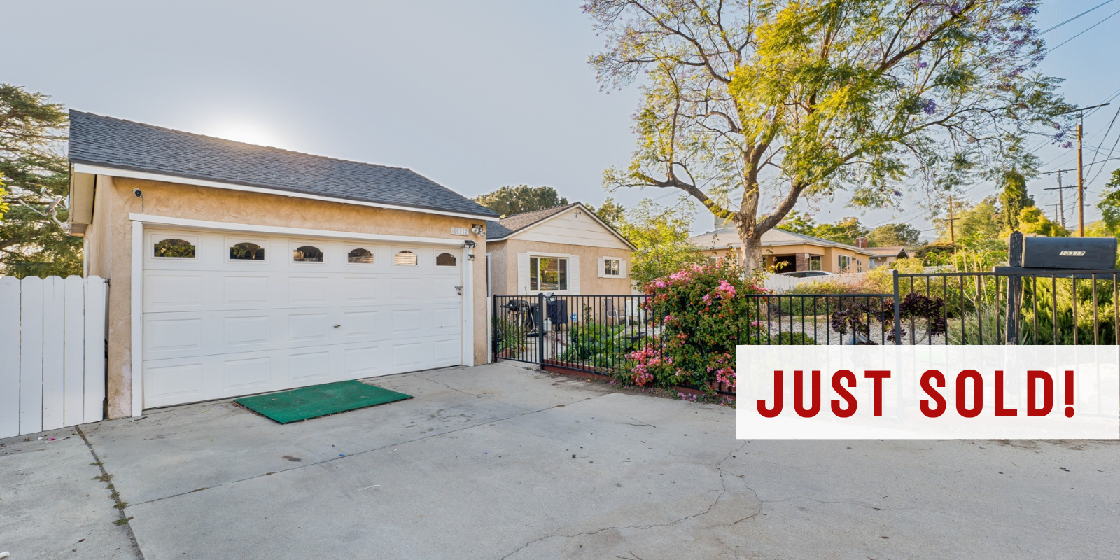 Just Sold in Tujunga header image.