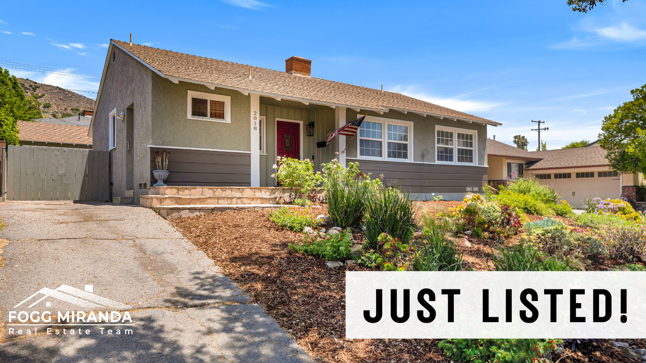 JUST LISTED in Burbank header image.