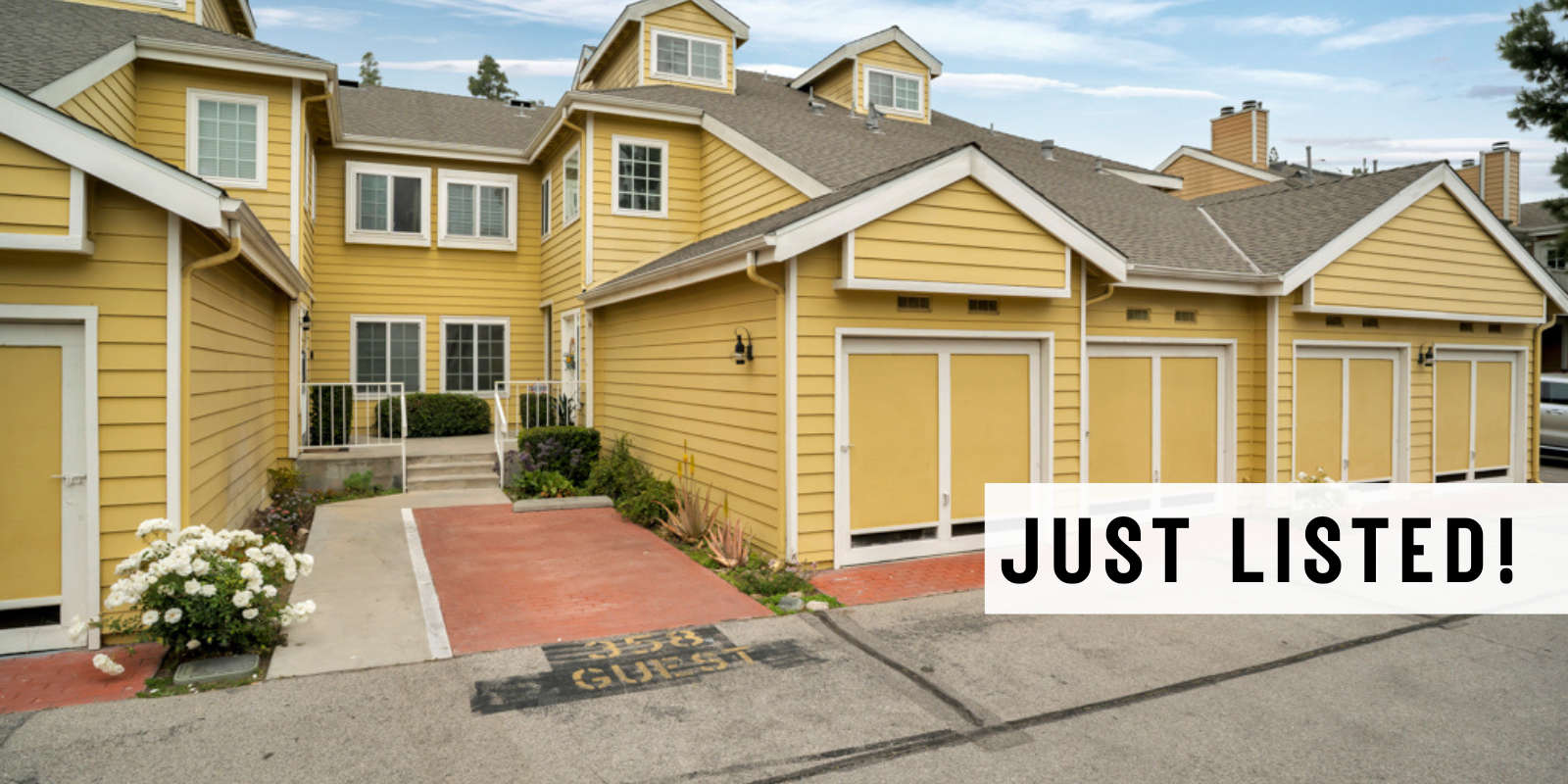 JUST LISTED in North Hollywood header image.