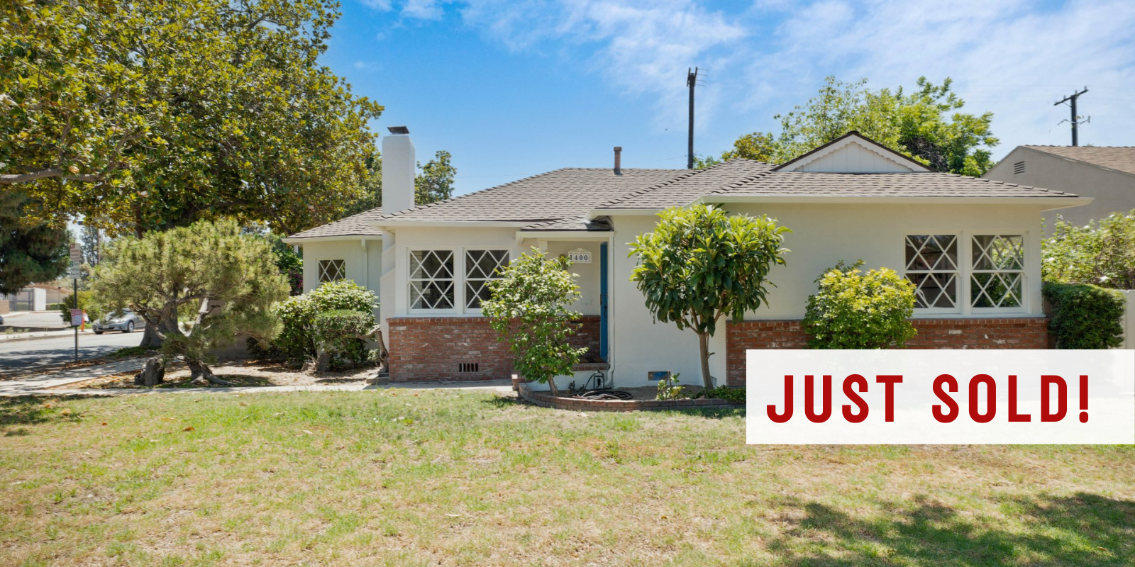 Just Sold in Burbank header image.