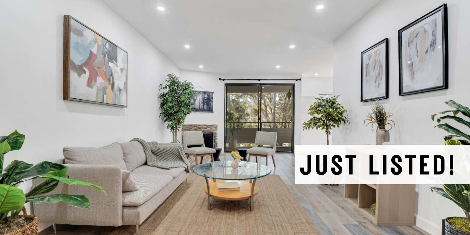 JUST LISTED in Sherman Oaks header image.