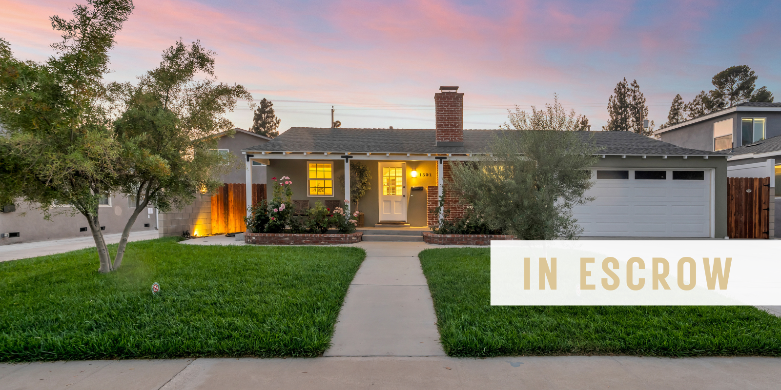 UNDER CONTRACT in Burbank header image.