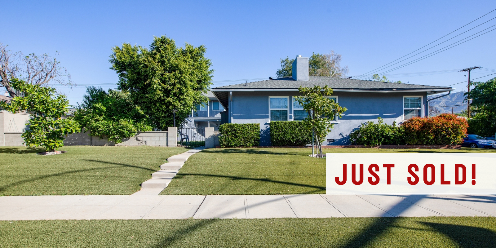 Just Sold in Burbank header image.