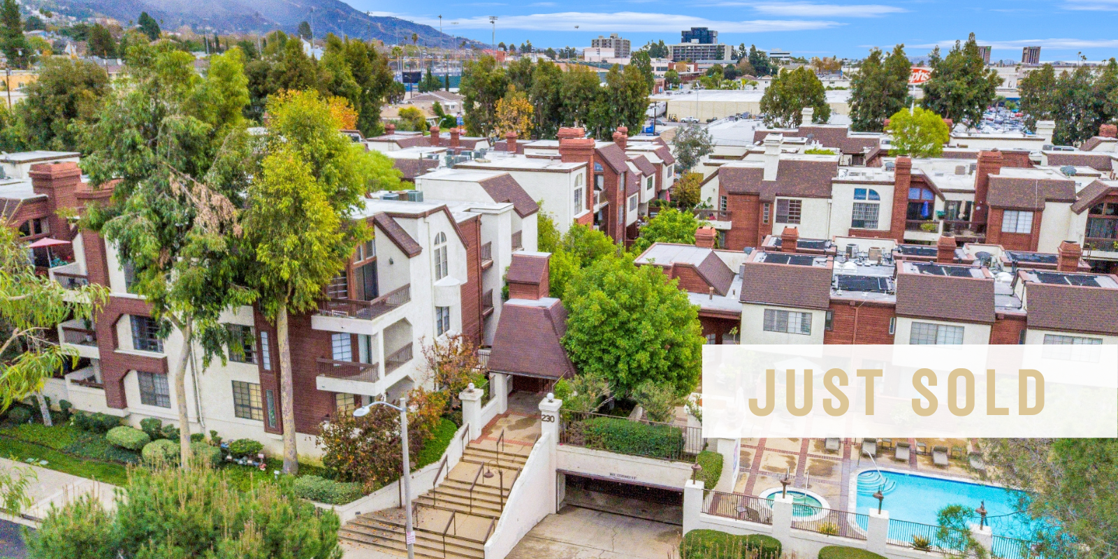 JUST SOLD in Burbank header image.