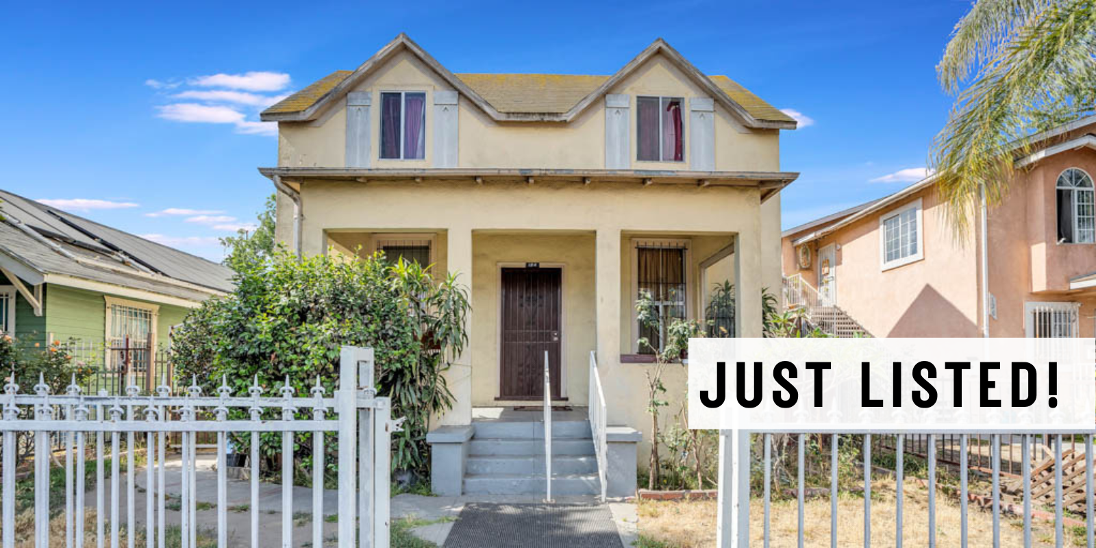 Just Listed in Los Angeles header image.