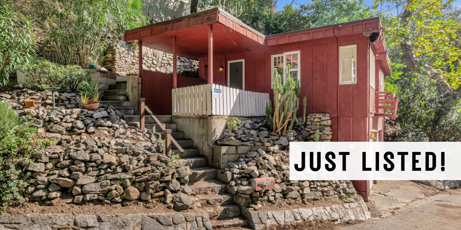 JUST LISTED in Burbank header image.