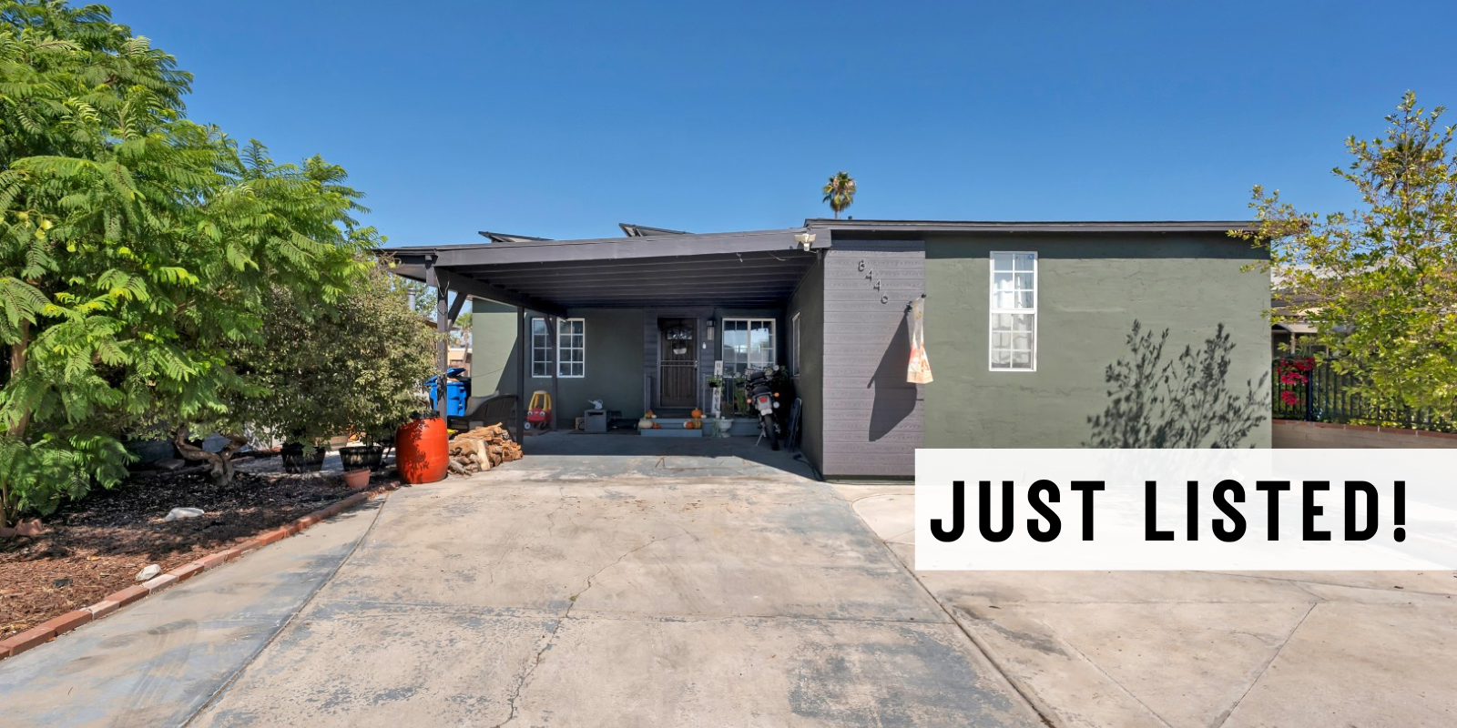 JUST LISTED in Sun Valley header image.