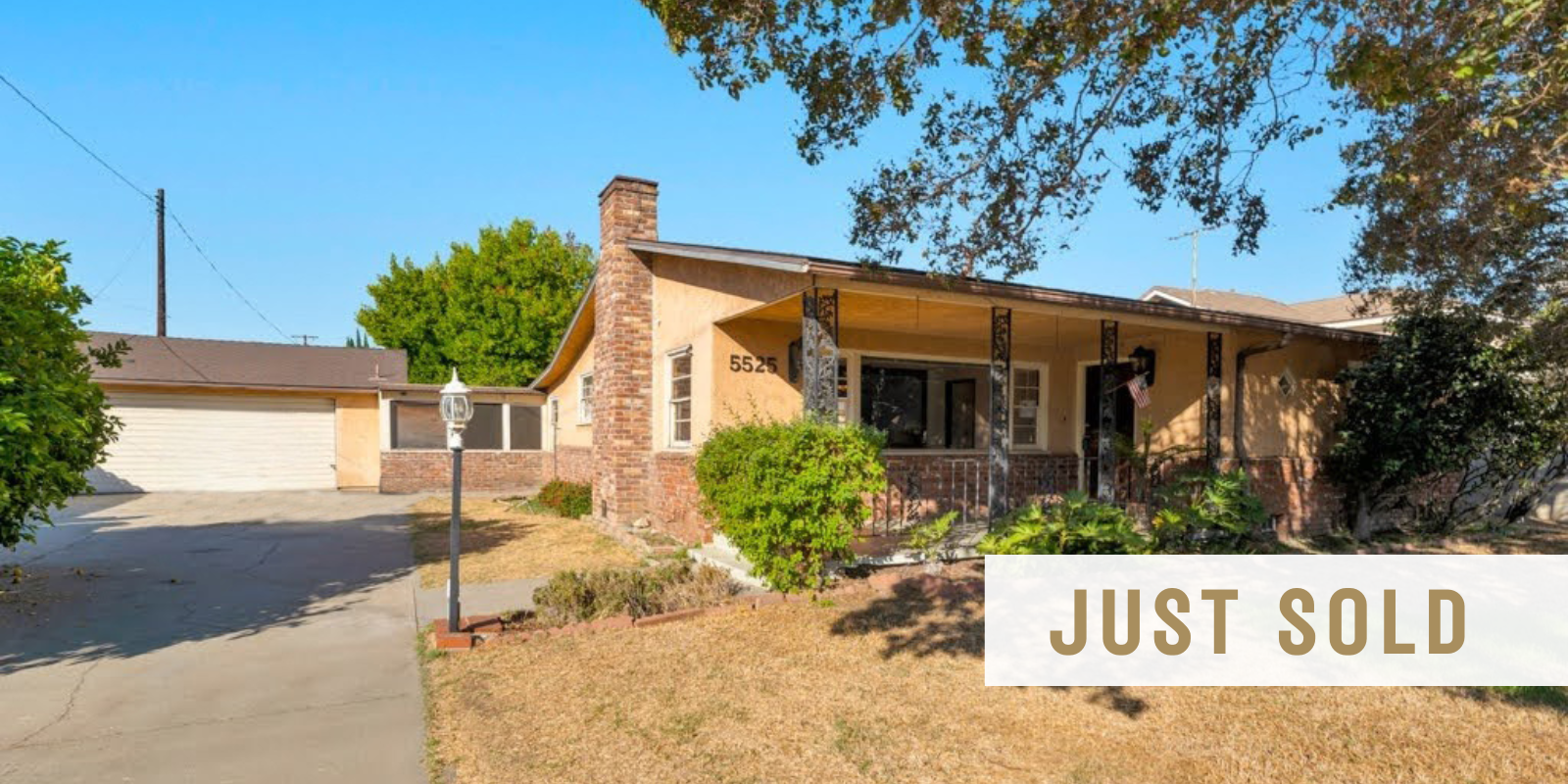 JUST SOLD in Temple City header image.