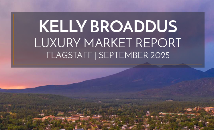 September 2025 Flagstaff Luxury Real Estate Market Report header image.