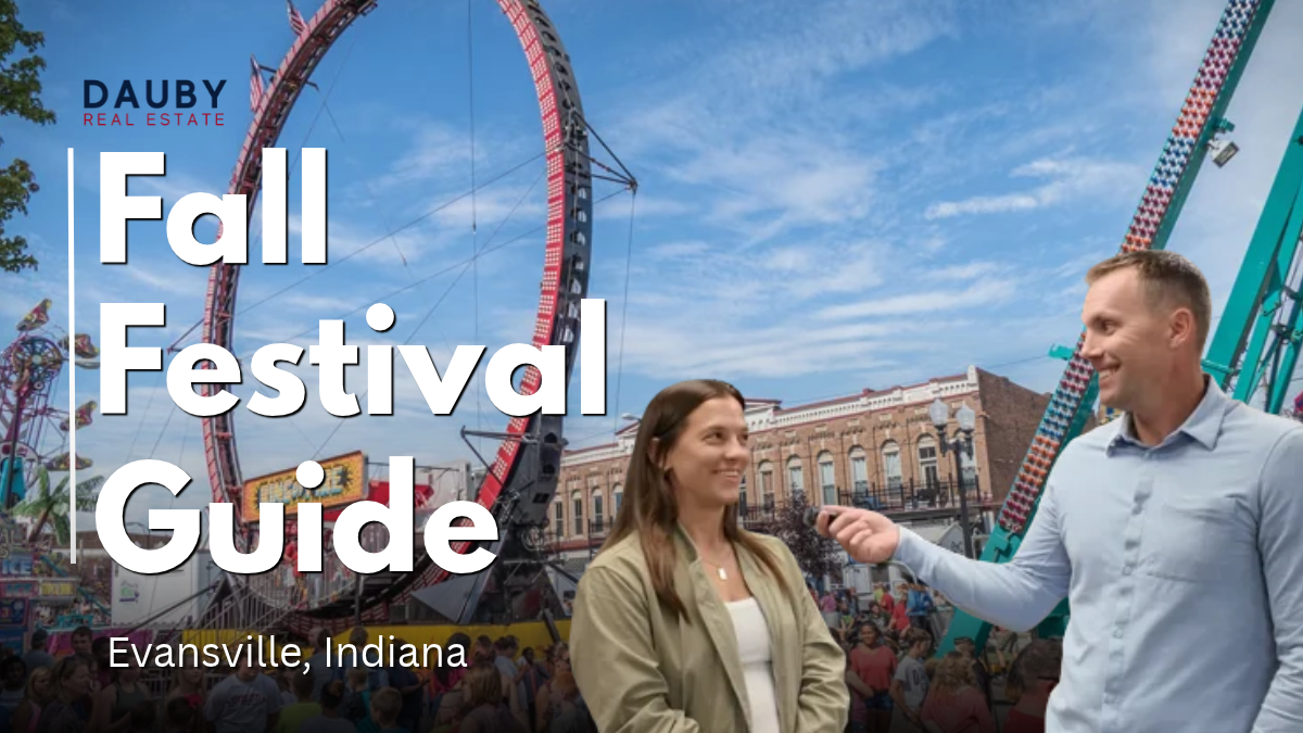 The Dauby Real Estate Team’s Guide to the 2026 Evansville Fall Festival header image.