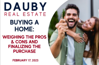 Buying A Home: Weighing The Pros & Cons and Finalizing The Purchase header image.