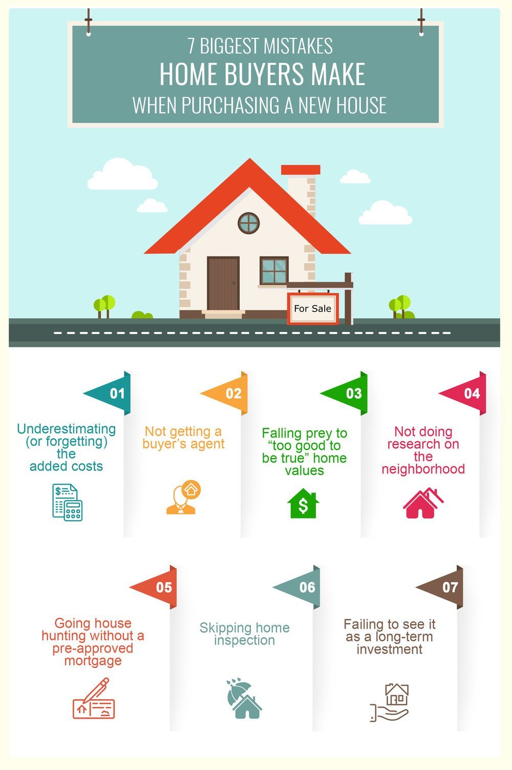 First-Time Home Buyers, Are You Making These 7 Mistakes? header image.