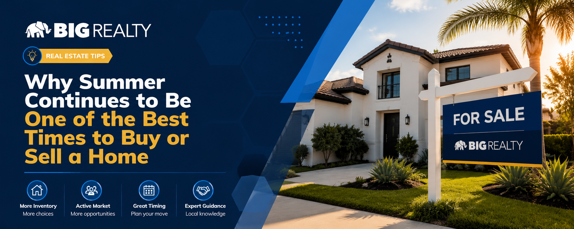 Why Summer Continues to Be One of the Best Times to Buy or Sell a Home header image.