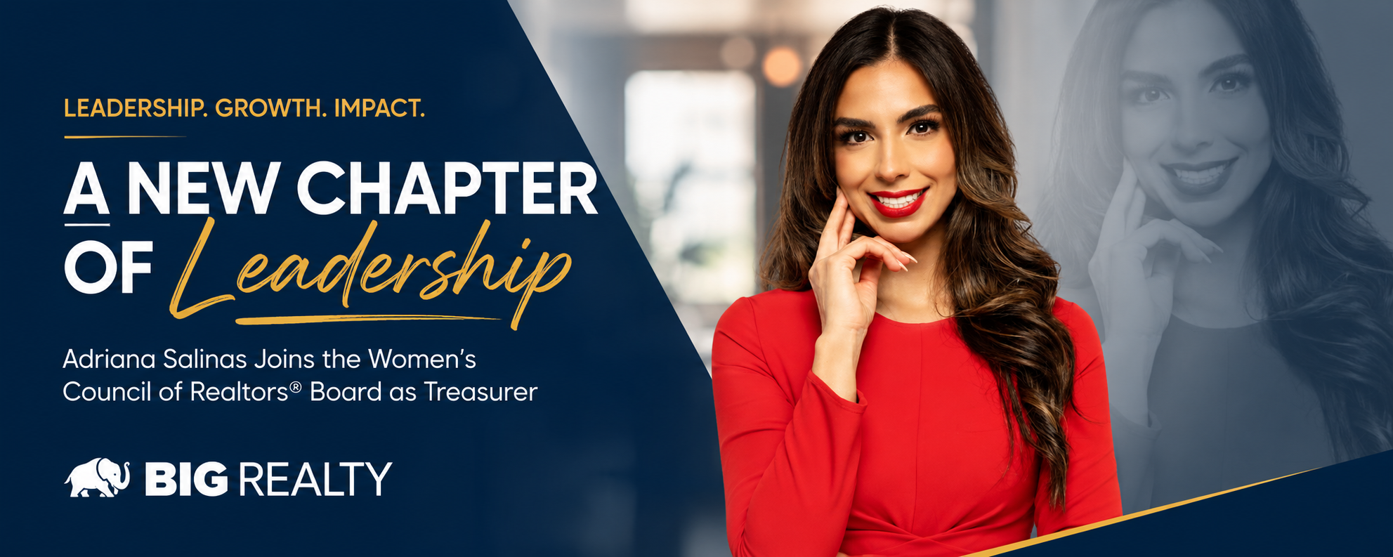 Adriana Salinas Steps Into Leadership with the Women's Council of Realtors header image.