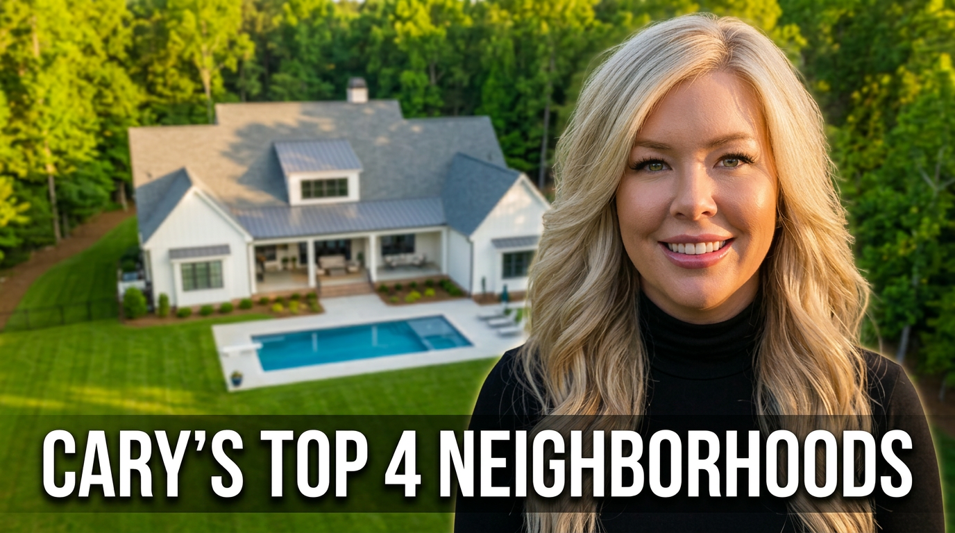 Best Neighborhoods in Cary NC | Luxury Living in Cary header image.