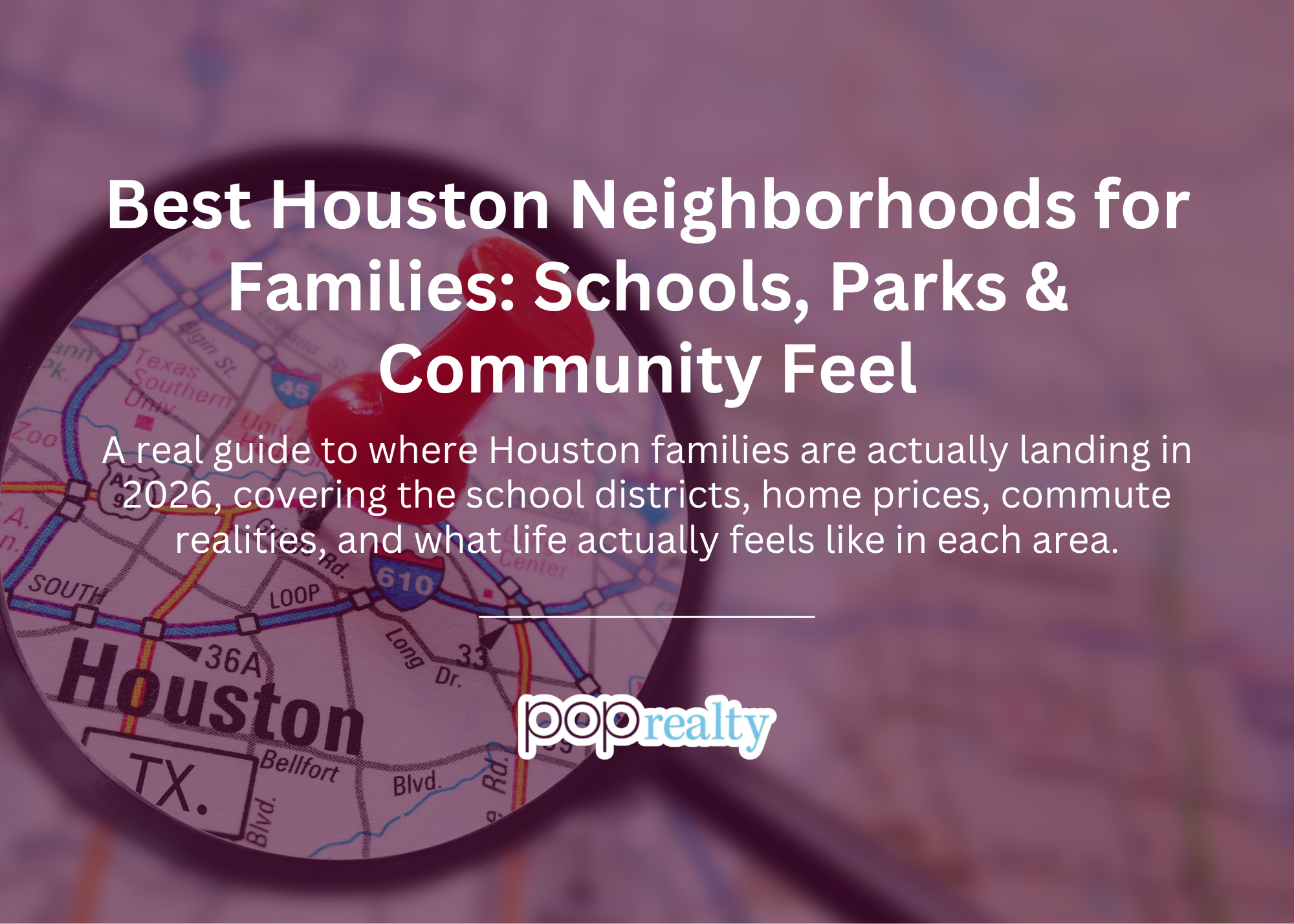 Map of Best Houston neighborhoods