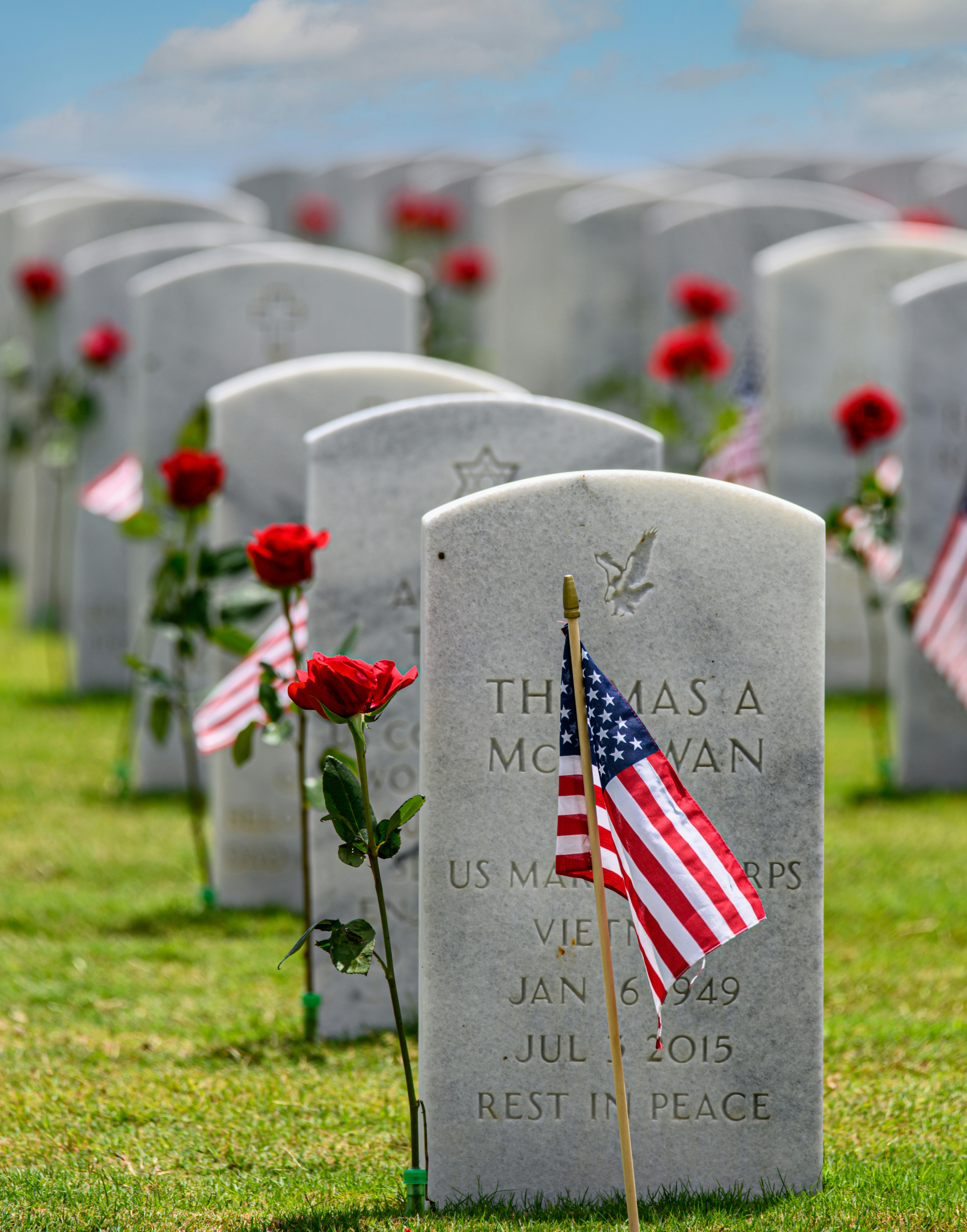 Memorial burial site