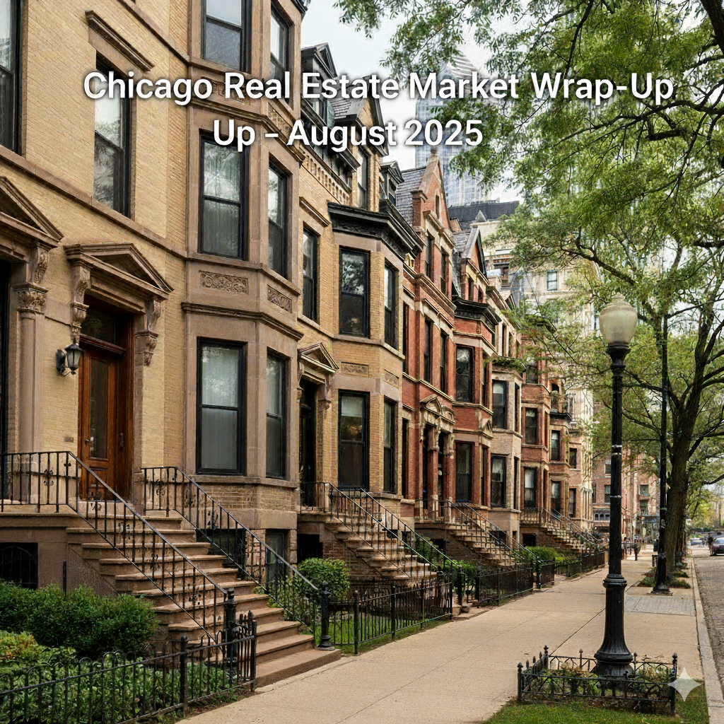 🏙️ Chicago Real Estate Market Wrap-Up – August 2025 header image.