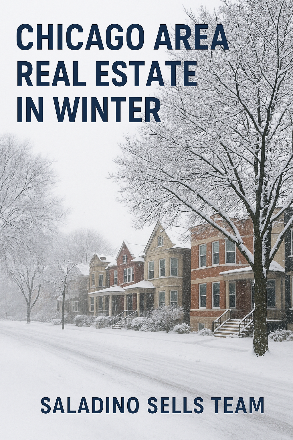 Chicago Area Real Estate in Winter header image.