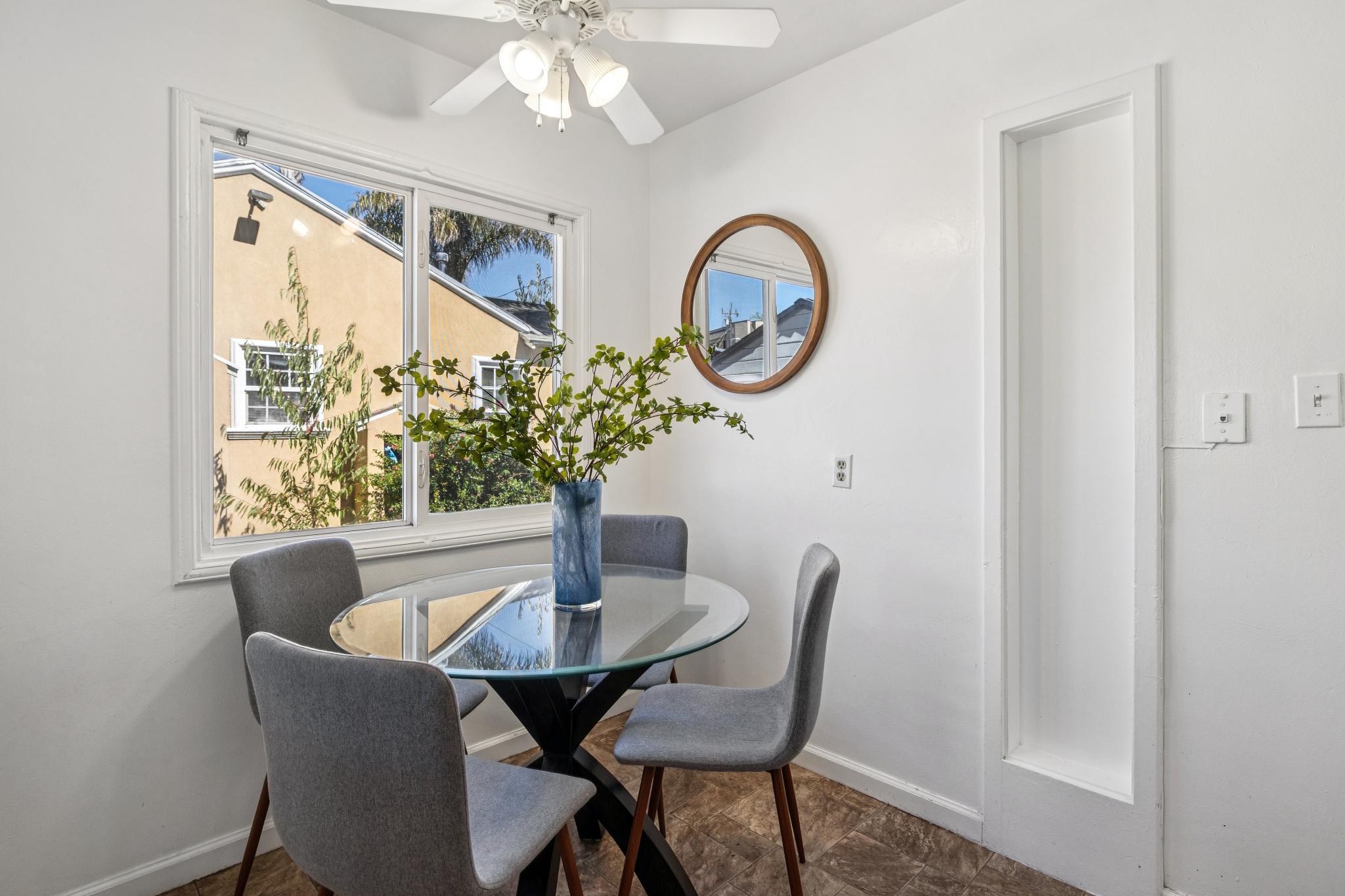 Dining nook beside the kitchen at 3417 Maricopa Ave in Richmond, CA