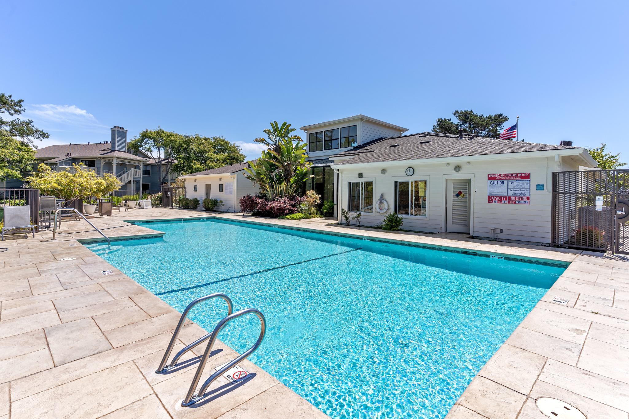 Community amenity building in Marina Bay near 194 Lakeshore Ct in Richmond