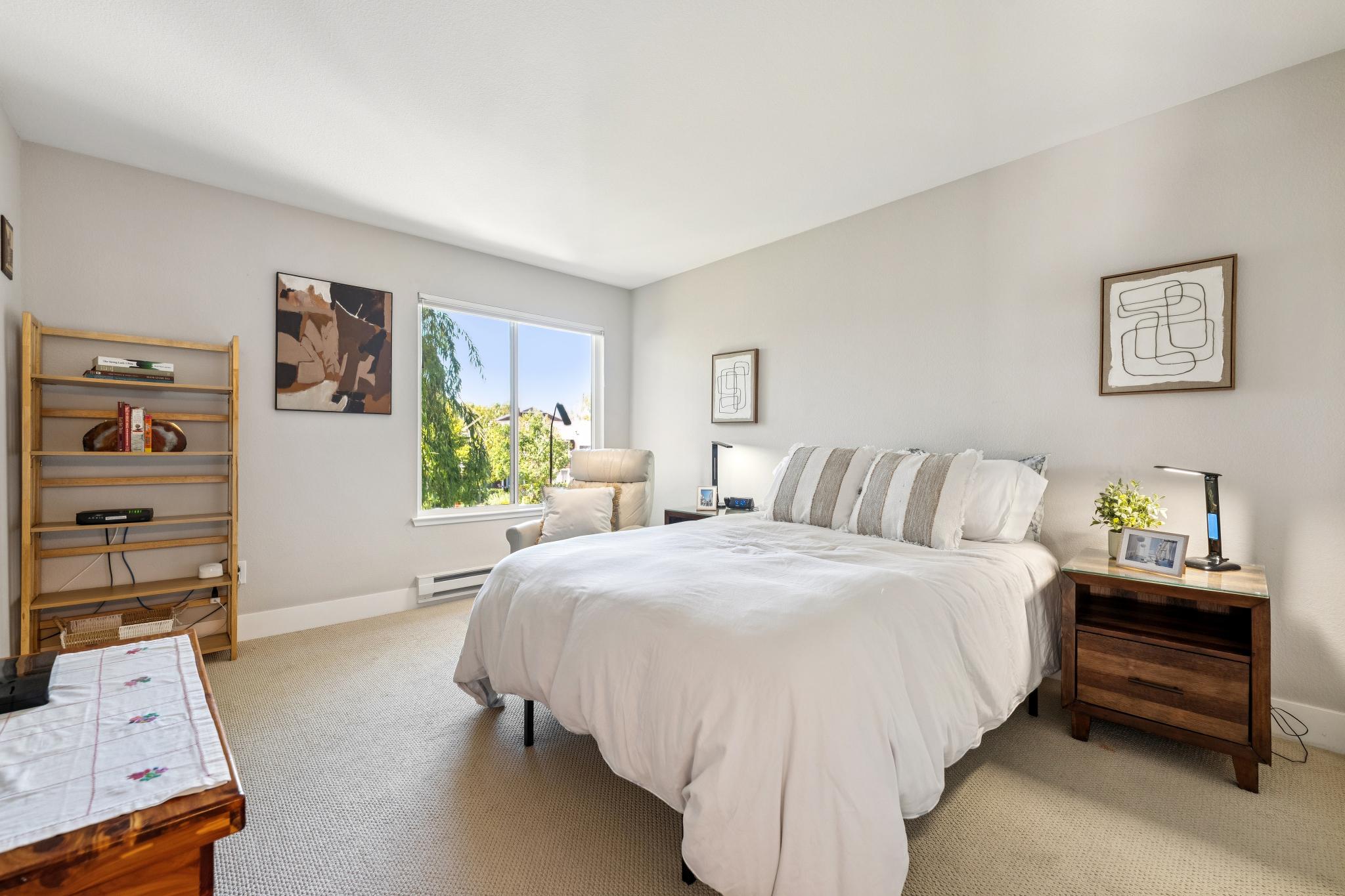Primary bedroom at 12 Bayside Ct in Marina Bay, Richmond, California