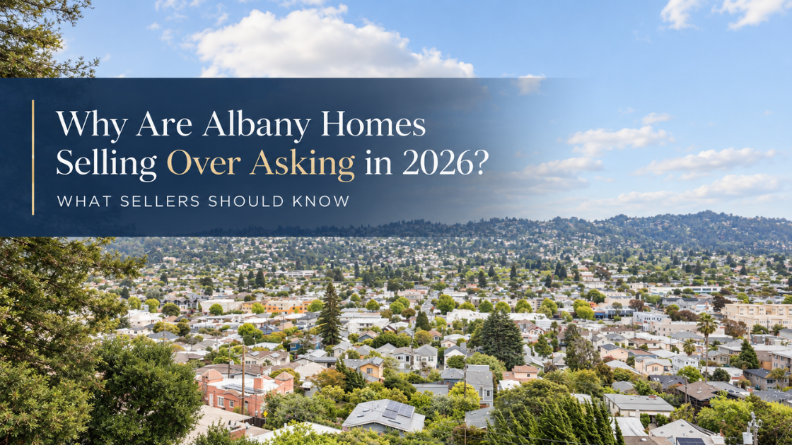 Residential homes in Albany, California, representing the 2026 Albany real estate market.