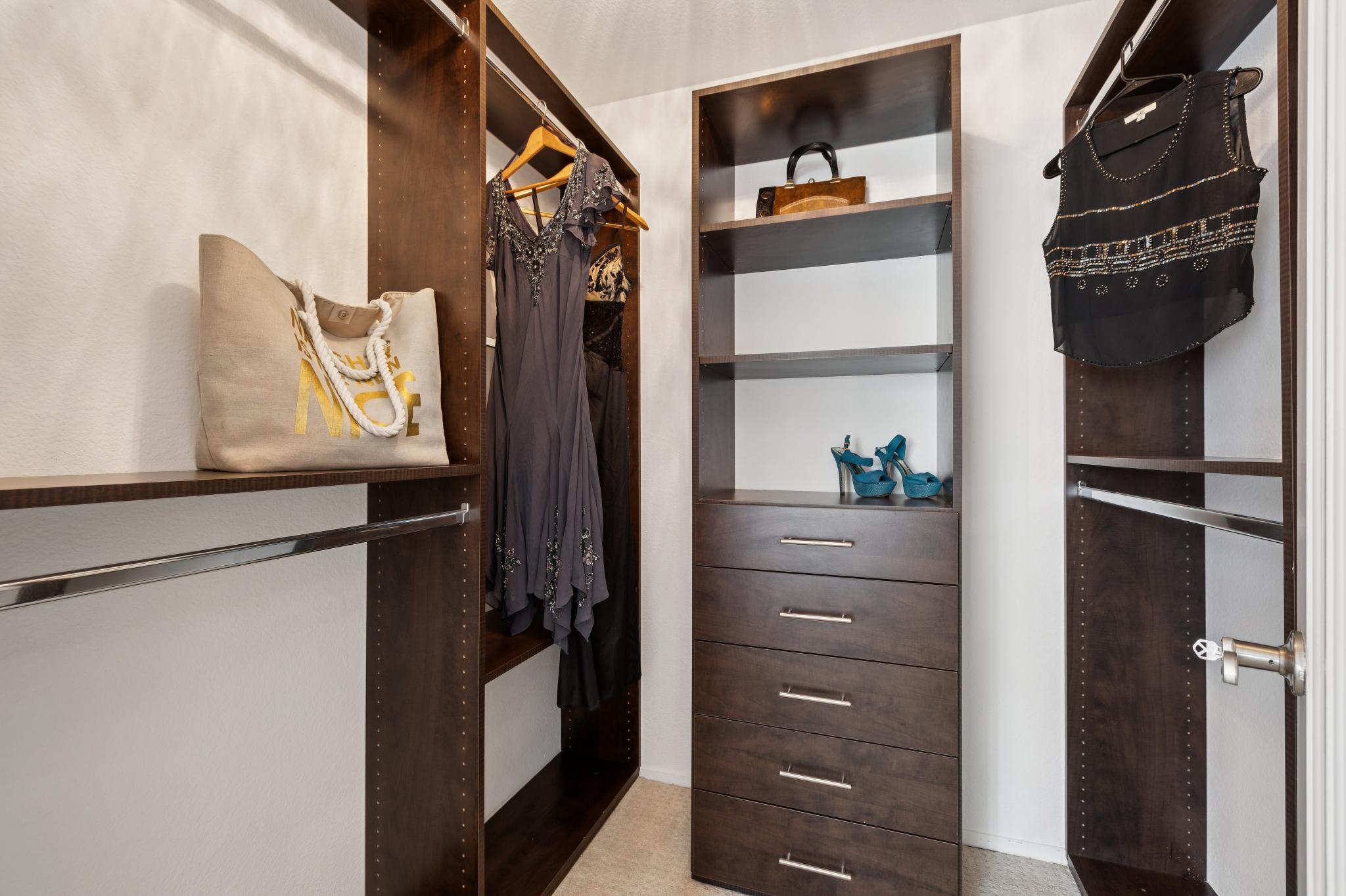 Built-in closet storage at 189 Schooner Ct in Richmond