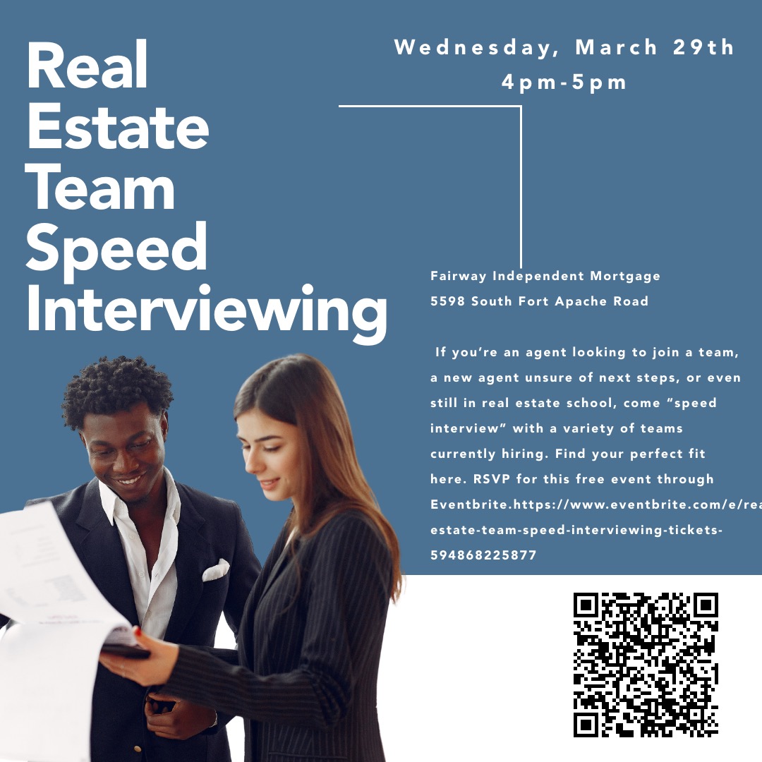 Real Estate Teams Speed Interviewing header image.