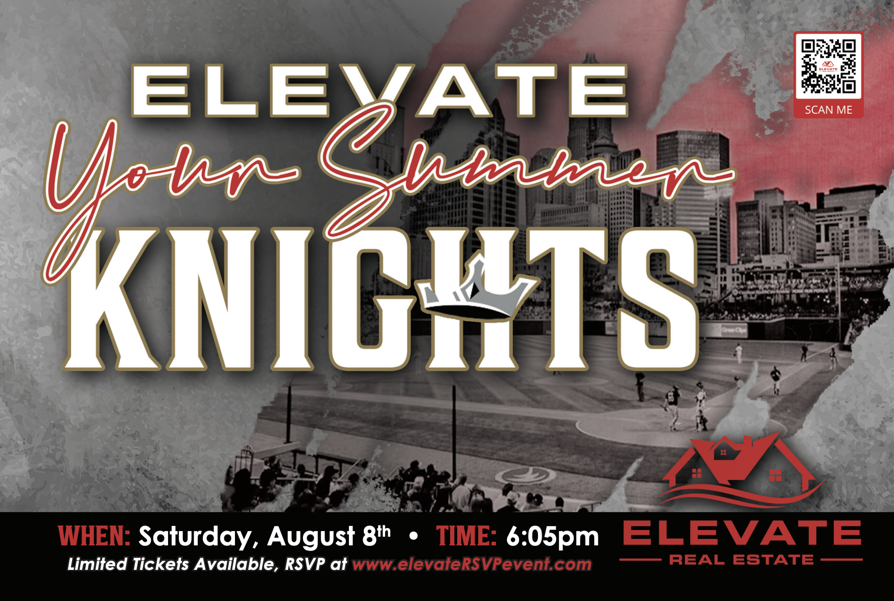 Elevate Your Summer Knights Baseball Game header image.