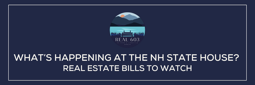 What’s Happening at the NH State House? Real Estate Bills to Watch header image.