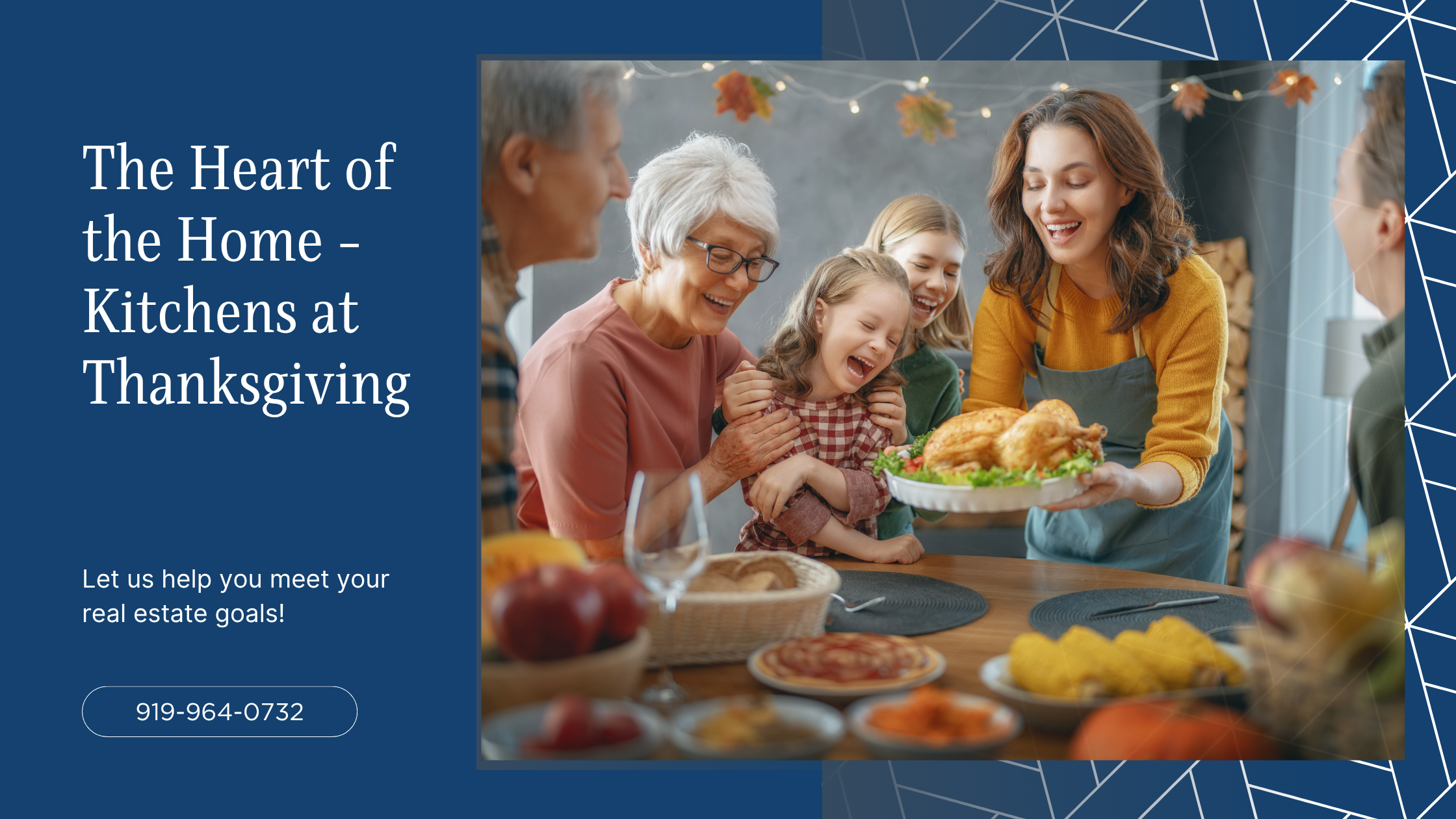 The Heart of the Home - The Kitchen at Thanksgiving header image.