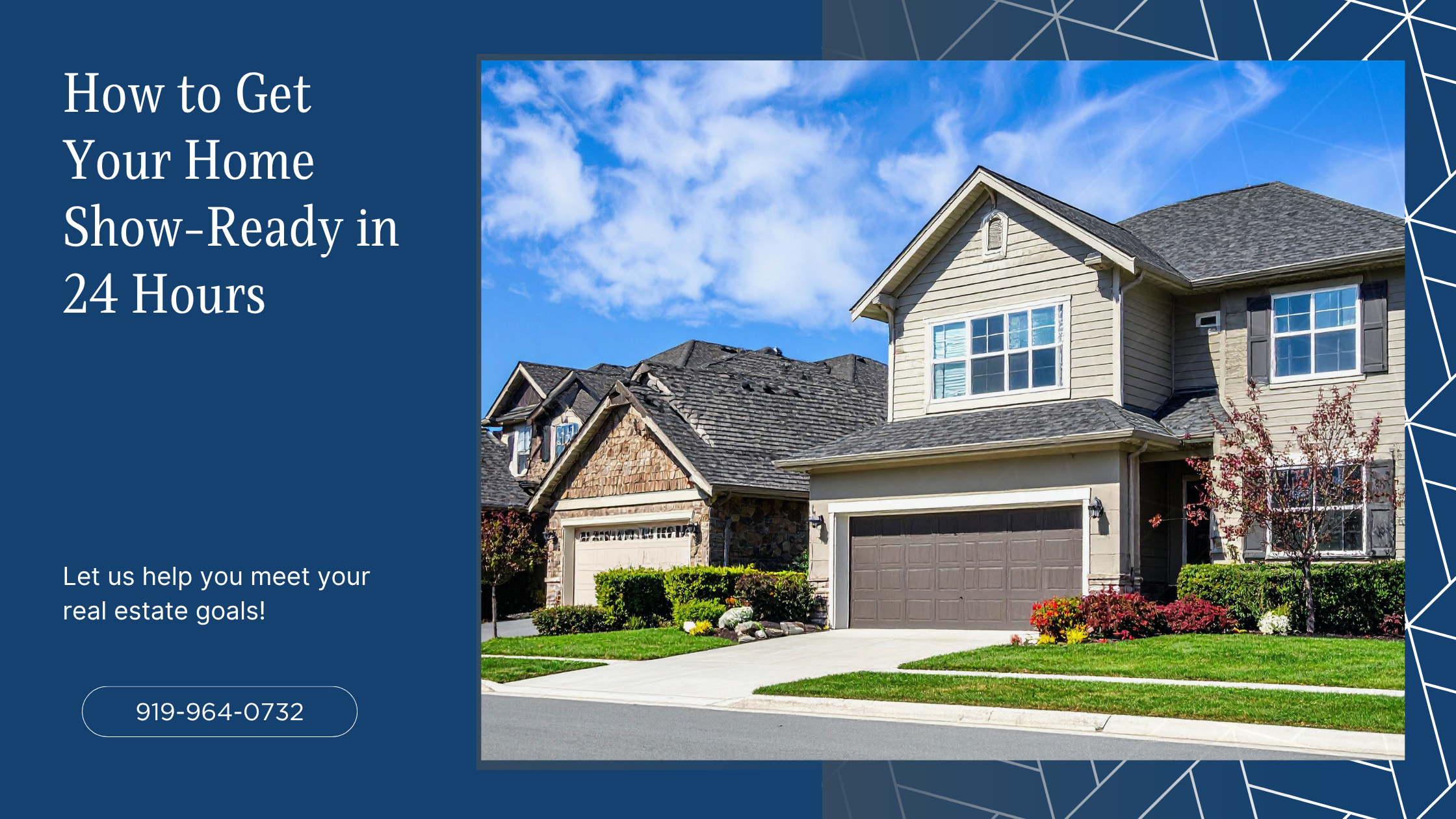How to Get Your Home Show-Ready in 24 Hours header image.