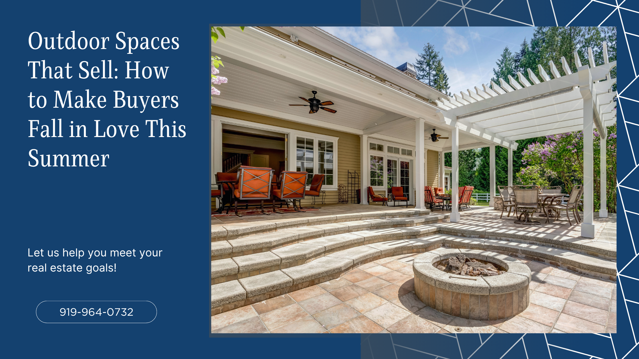 Outdoor Spaces That Sell: How to Make Buyers Fall in Love This Summer header image.
