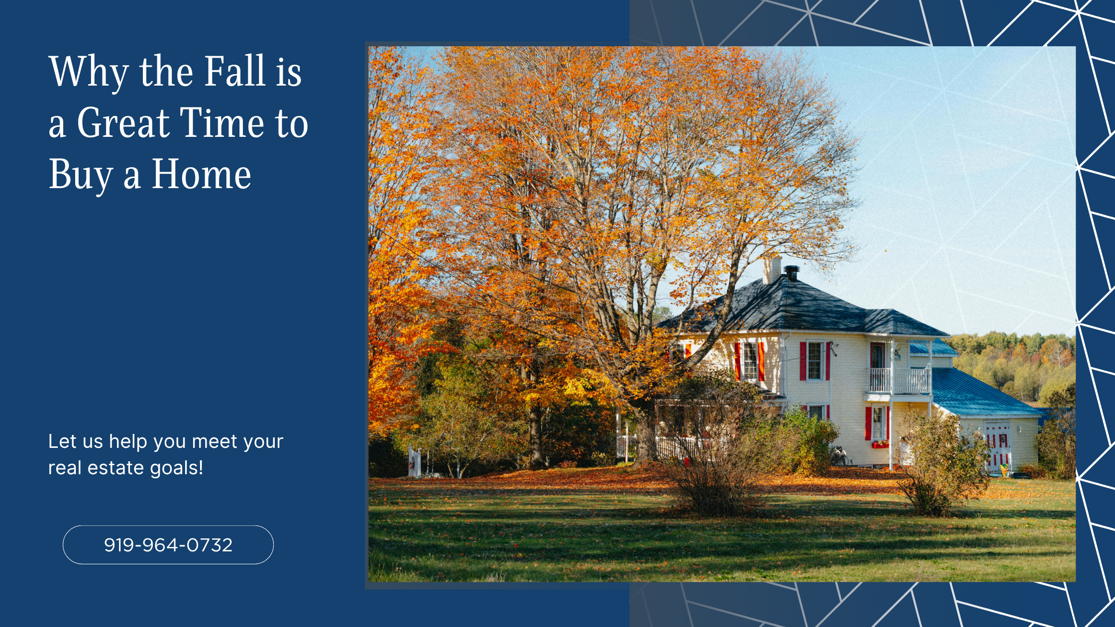 Why Fall is the Best time to Buy a Home header image.