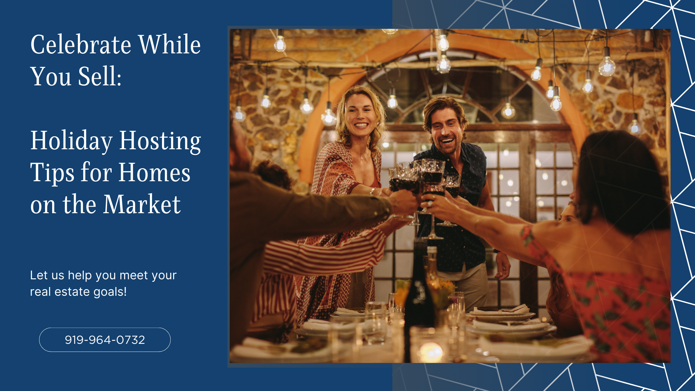 Celebrate While You Sell: Holiday Hosting Tips for Homes on the Market header image.
