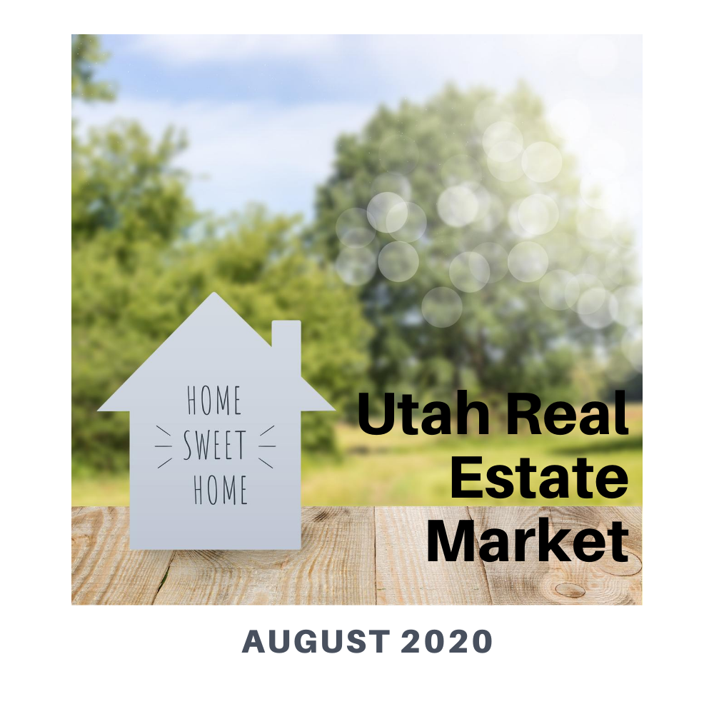 Utah Real Estate Market August 2020 header image.