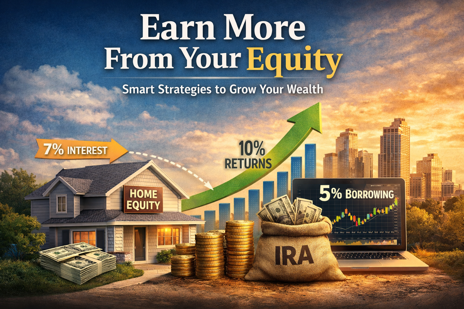 💰 Earn More From Your Equity Line: How to Turn Borrowed Money Into Wealth header image.