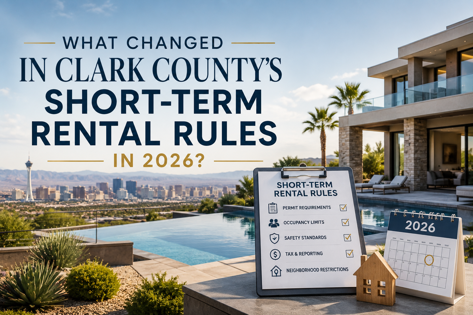 What Changed in Clark County's Short-Term Rental Rules in 2026? header image.