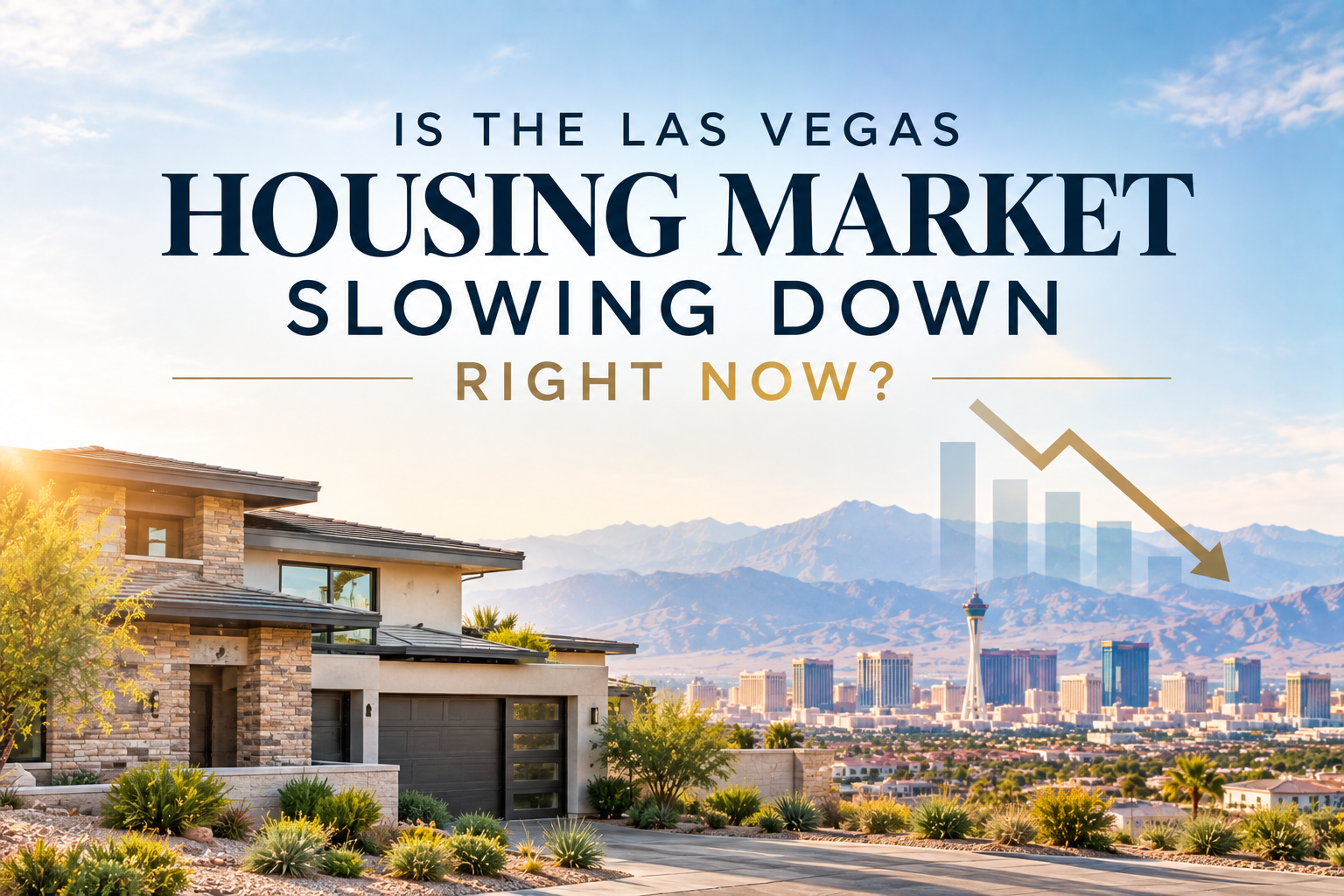 Is the Las Vegas Housing Market Slowing Down Right Now? header image.