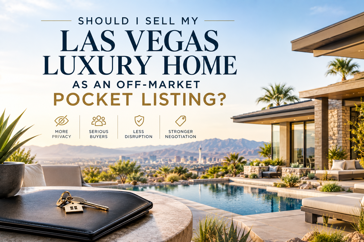 Should I Sell My Las Vegas Luxury Home As an Off-Market Pocket Listing? header image.