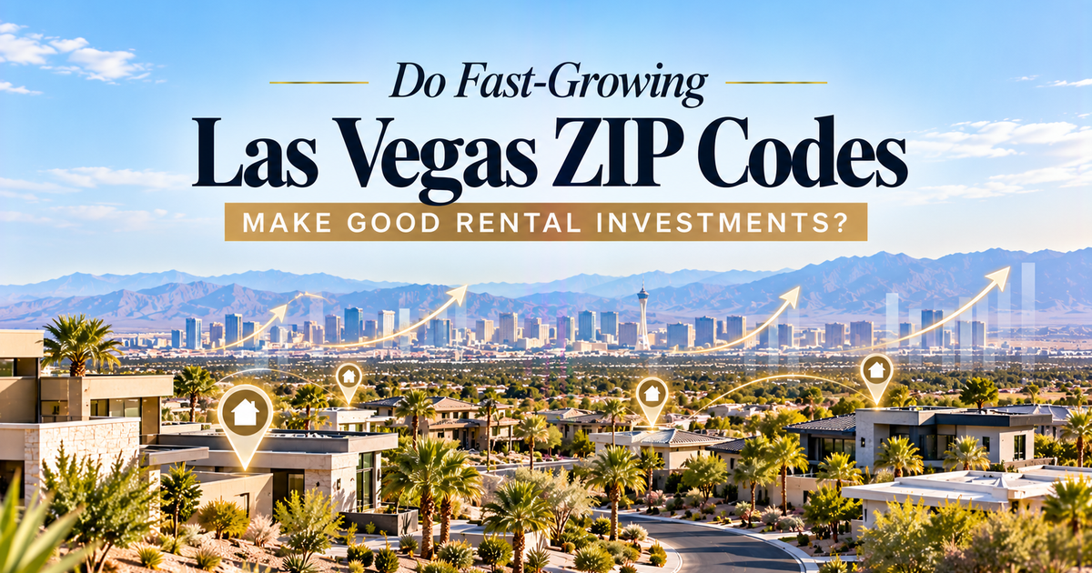 Do Fast-Growing Las Vegas ZIP Codes Make Good Rental Investments? header image.