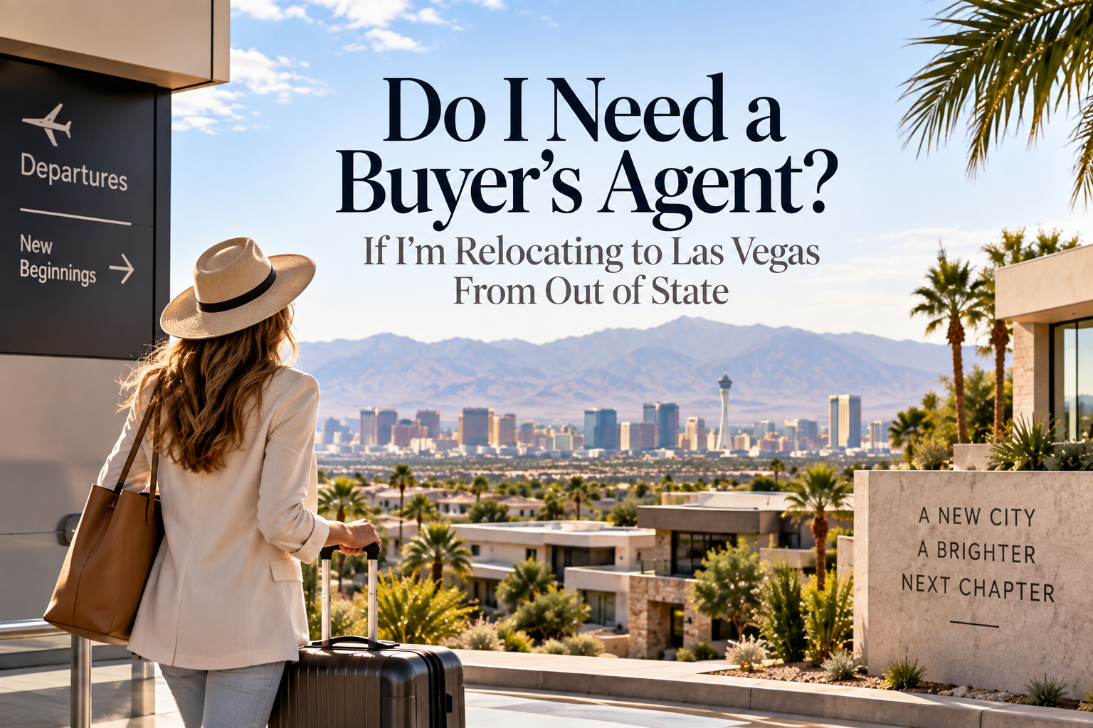 Do I Need a Buyer's Agent If I'm Relocating to Las Vegas From Out of State? header image.