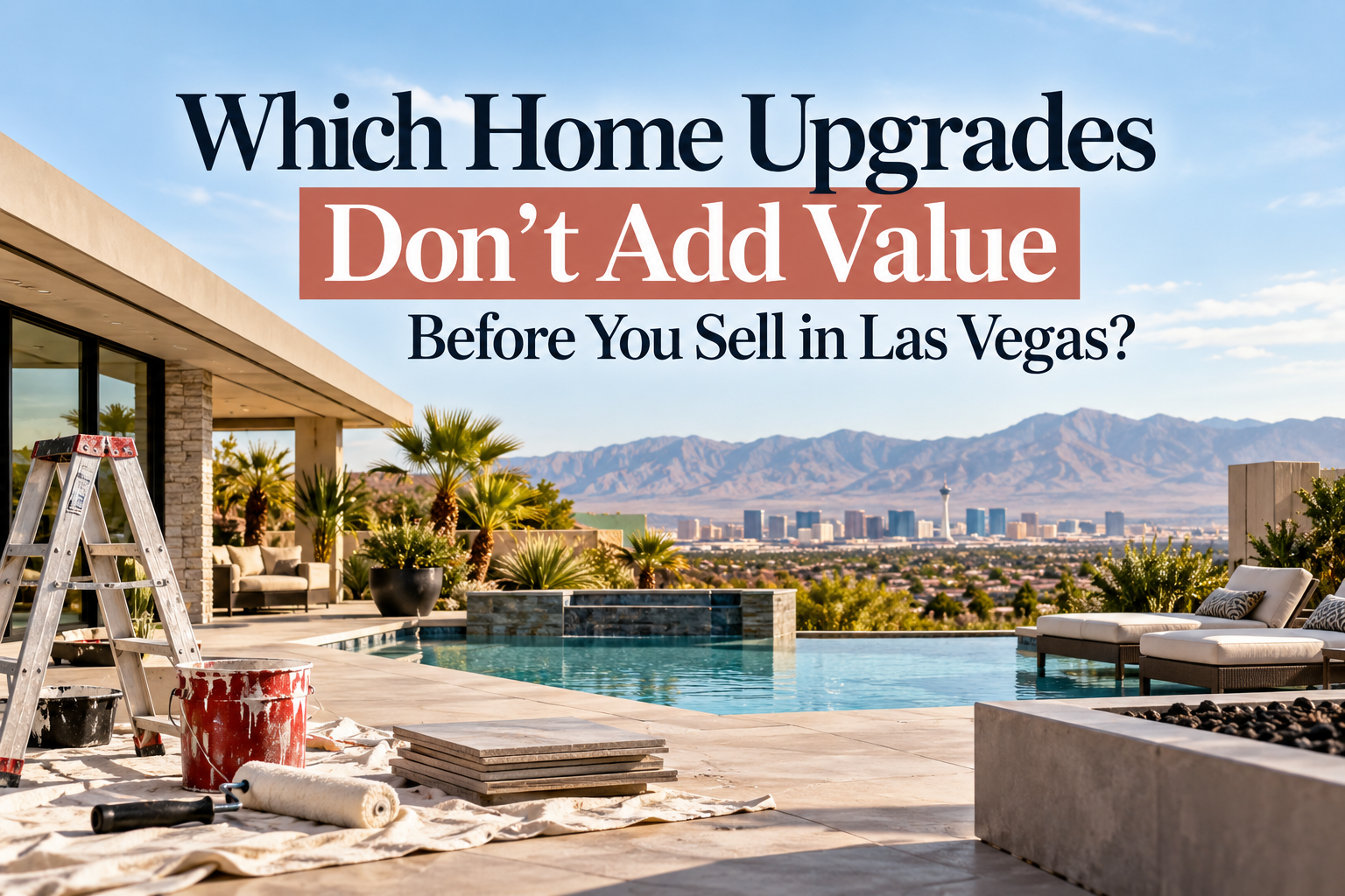 Which Home Upgrades Don't Add Value Before You Sell in Las Vegas? header image.