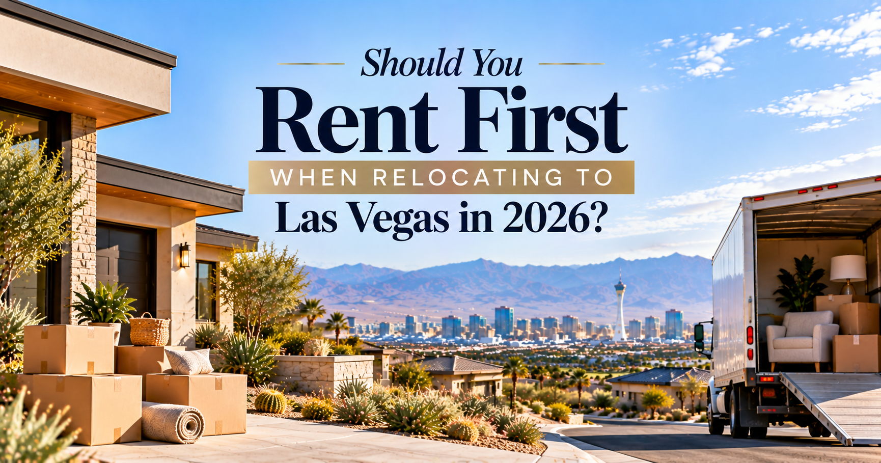 Should You Rent First When Relocating to Las Vegas in 2026? header image.