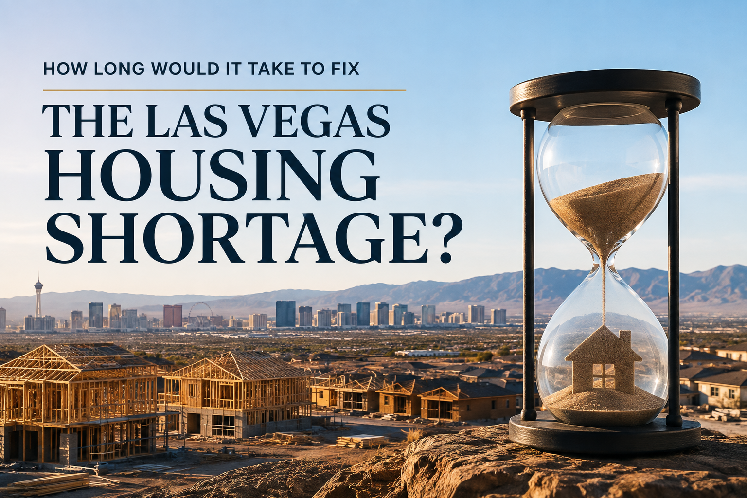 How Long Would It Take To Fix The Las Vegas Housing Shortage? header image.
