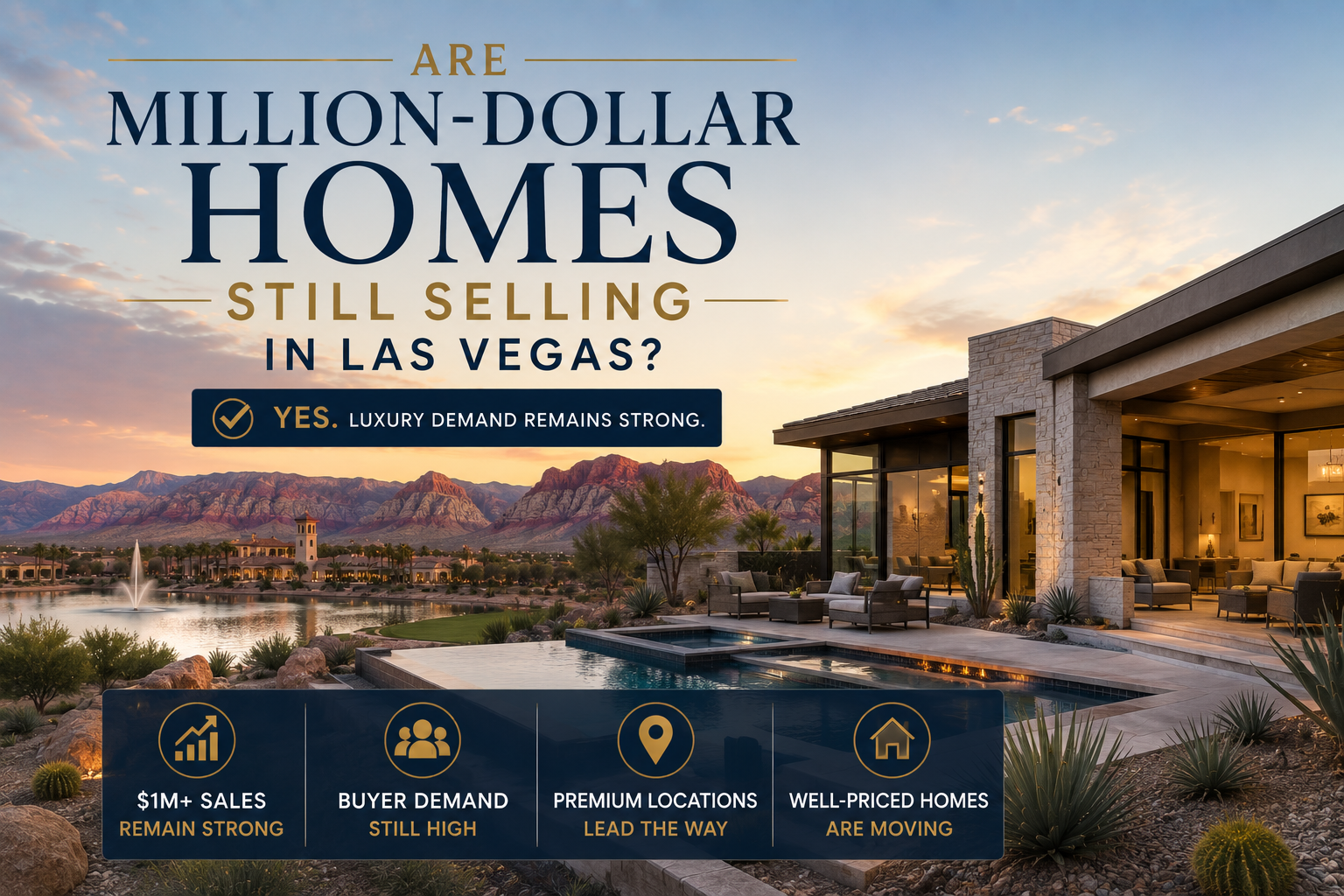 Are Million-Dollar Homes Still Selling in Las Vegas? header image.