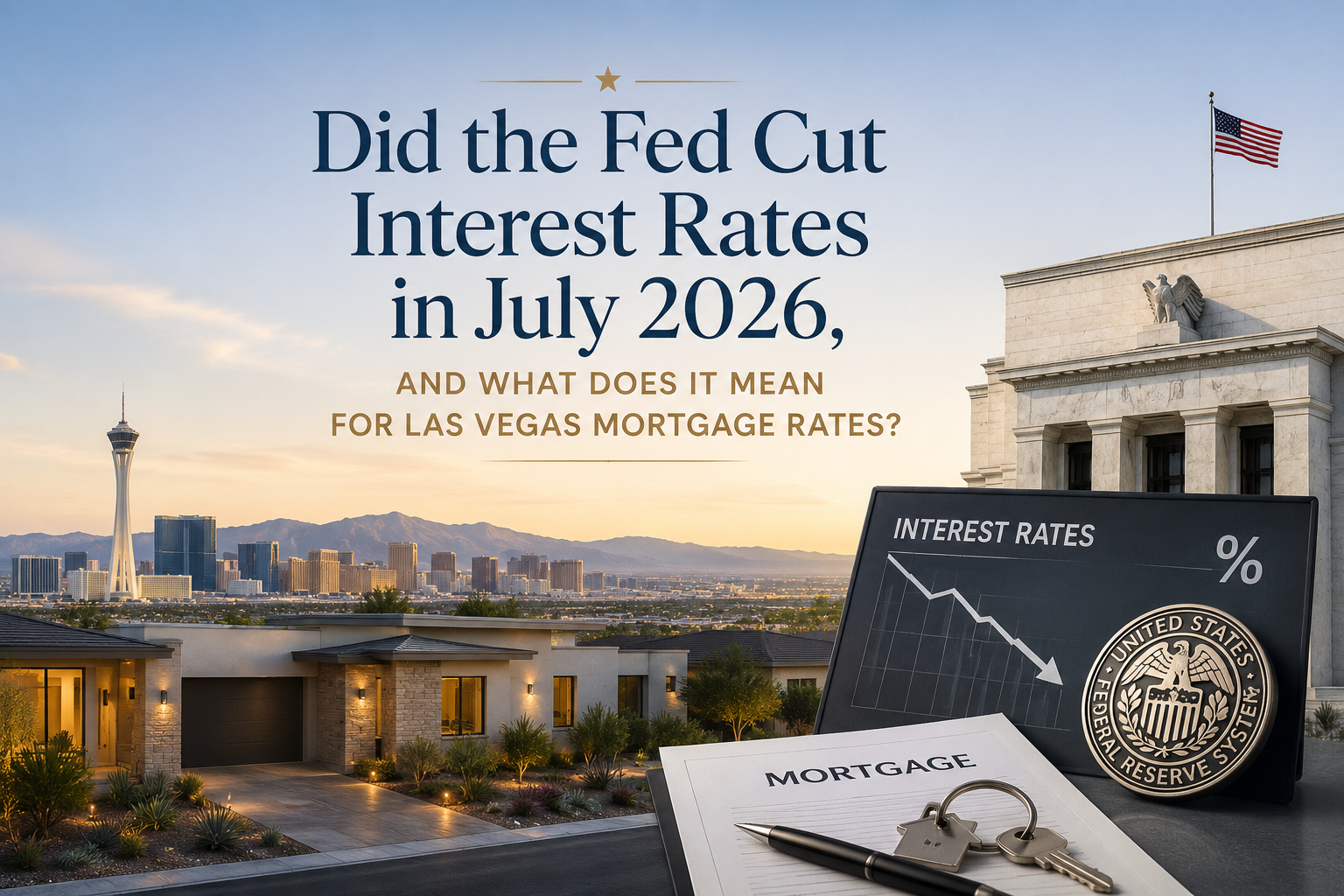Did the Fed Cut Interest Rates in July 2026, and What Does It Mean for Las Vegas Mortgage Rates? header image.